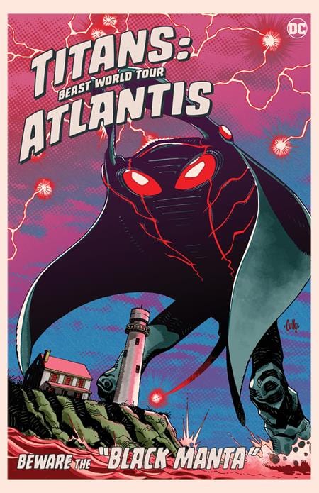 DC Comics Comic Books TITANS BEAST WORLD TOUR ATLANTIS #1 (ONE SHOT) CVR C CULLY HAMNER CARD STOCK VAR 76194138289000131 1023DC017