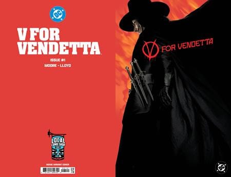 DC Comics Comic Books V FOR VENDETTA #1 FACSIMILE EDITION CVR B MOVIE CARD STOCK VAR (MR) (Release Date: 09/23/2026) 76194139972000121 0726DC0249