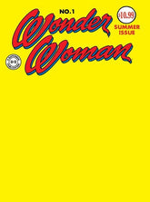 DC Comics Comic Books WONDER WOMAN #1 FACSIMILE EDITION CVR B BLANK CARD STOCK VAR (2026 EDITION) 76194139529600121 0126DC0255