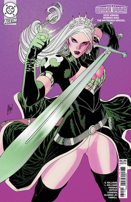 DC Comics Comic Books WONDER WOMAN 2026 ANNUAL WONDER WAR THE MATRIARCH SPECIAL #1 (ONE SHOT) CVR C GUILLEM MARCH CARD STOCK VAR (Release Date: 09/30/2026) 76194139691000131 0726DC0155