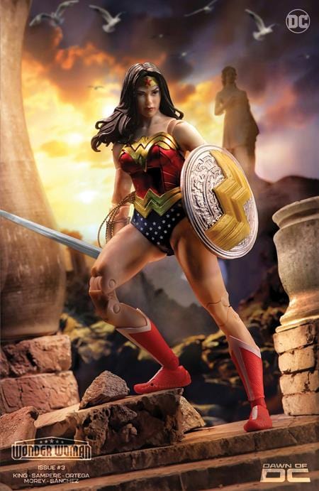 WONDER WOMAN #3 CVR E WONDER WOMAN MCFARLANE TOYS ACTION FIGURE CARD STOCK VAR (COMIC)