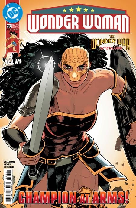 DC Comics Comic Books WONDER WOMAN #36 CVR A JEFF SPOKES (Release Date: 08/19/2026) 76194138162603611 0626DC0107