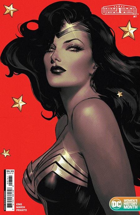 DC Comics Comic Books WONDER WOMAN #7 CVR D SOZOMAIKA WOMENS HISTORY MONTH CARD STOCK VAR 76194138162600761 0124DC098