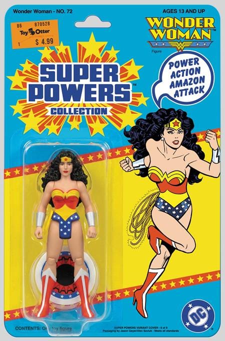 DC Comics Comic Books WONDER WOMAN #72 FACSIMILE EDITION CVR B JASON GEYER & ALEX SAVIUK WONDER WOMAN SUPER POWERS CARD STOCK VAR (Release Date: 09/23/2026) 76194139524100121 0726DC0259
