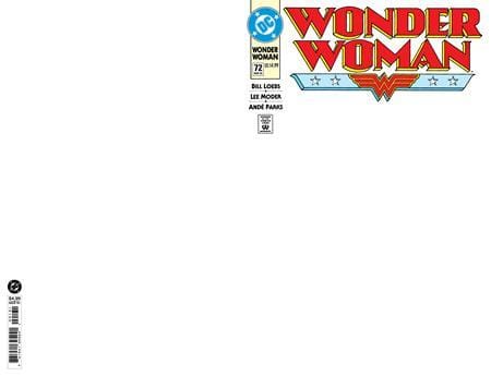 DC Comics Comic Books WONDER WOMAN #72 FACSIMILE EDITION CVR C BLANK CARD STOCK VAR (Release Date: 09/23/2026) 76194139524100131 0726DC0260