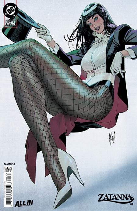 DC Comics Comic Books ZATANNA (2026) #2 CVR C GUILLEM MARCH CARD STOCK VAR 76194139675000231 0326DC0051