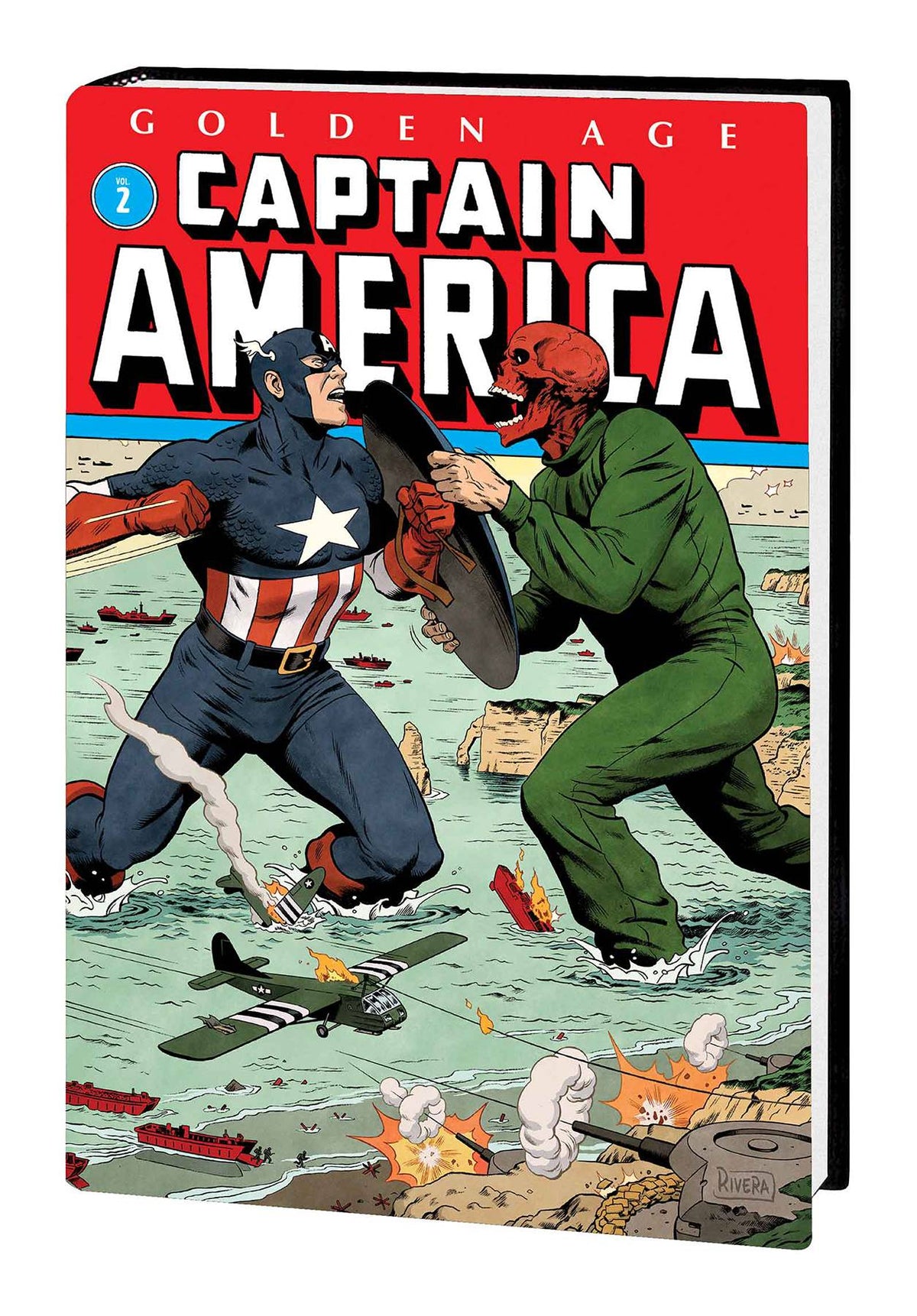 MARVEL PRH Graphic Novel Golden Age Captain America Omnibus HC Vol 02 Rivera Cvr 9781302926717 JAN210725