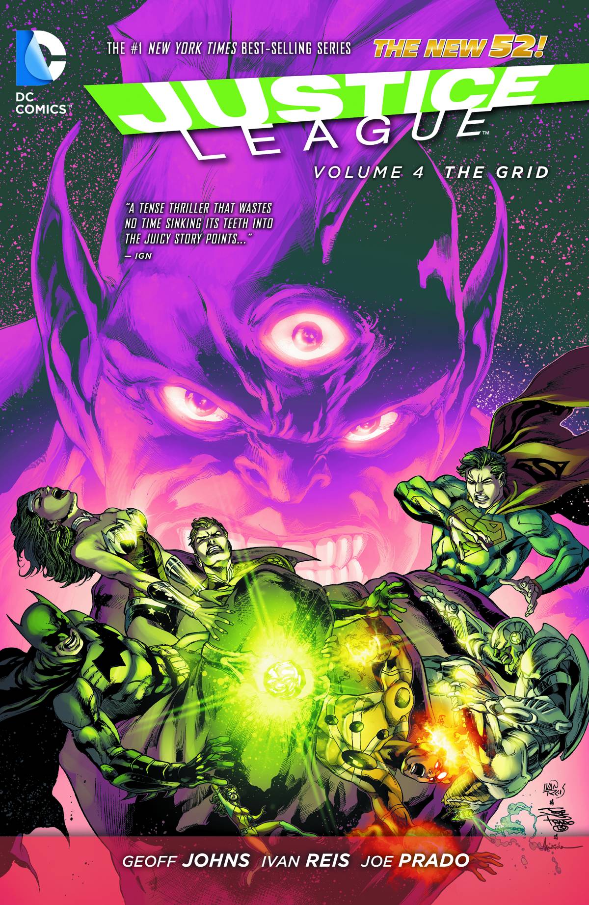 DC COMICS Graphic Novel Justice League TP Vol 04 The Grid (N52) 9781401250089 JUN140272