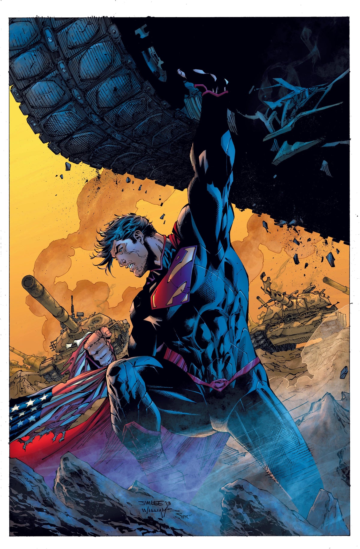 DC Comics Graphic Novel SUPERMAN DAY 2025 - SUPERMAN UNCHAINED THE DELUXE EDITION HC VARIANT DUST JACKET 9781799506966 0225DC811