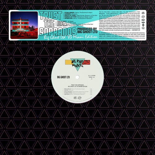 De Rap Winkel Music > Vinyl Records 38 Spesh - Trust The Sopranos: Big Ghost Ltd '83 Miami [Turquoise] (Colored Vinyl) 784085103930 DRPW115.1