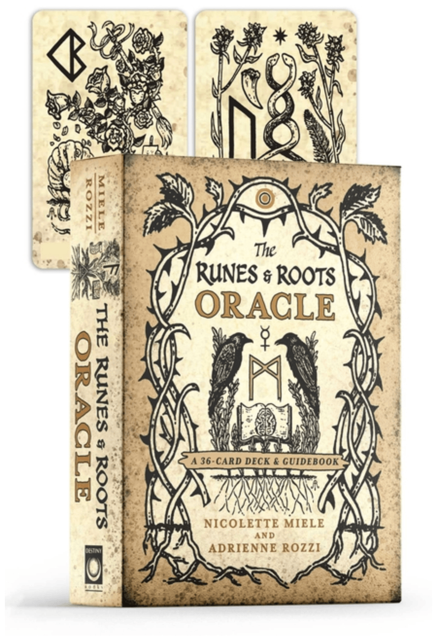 Destiny Books Oracle Cards The Runes and Roots Oracle: A 36-Card Deck and Guidebook