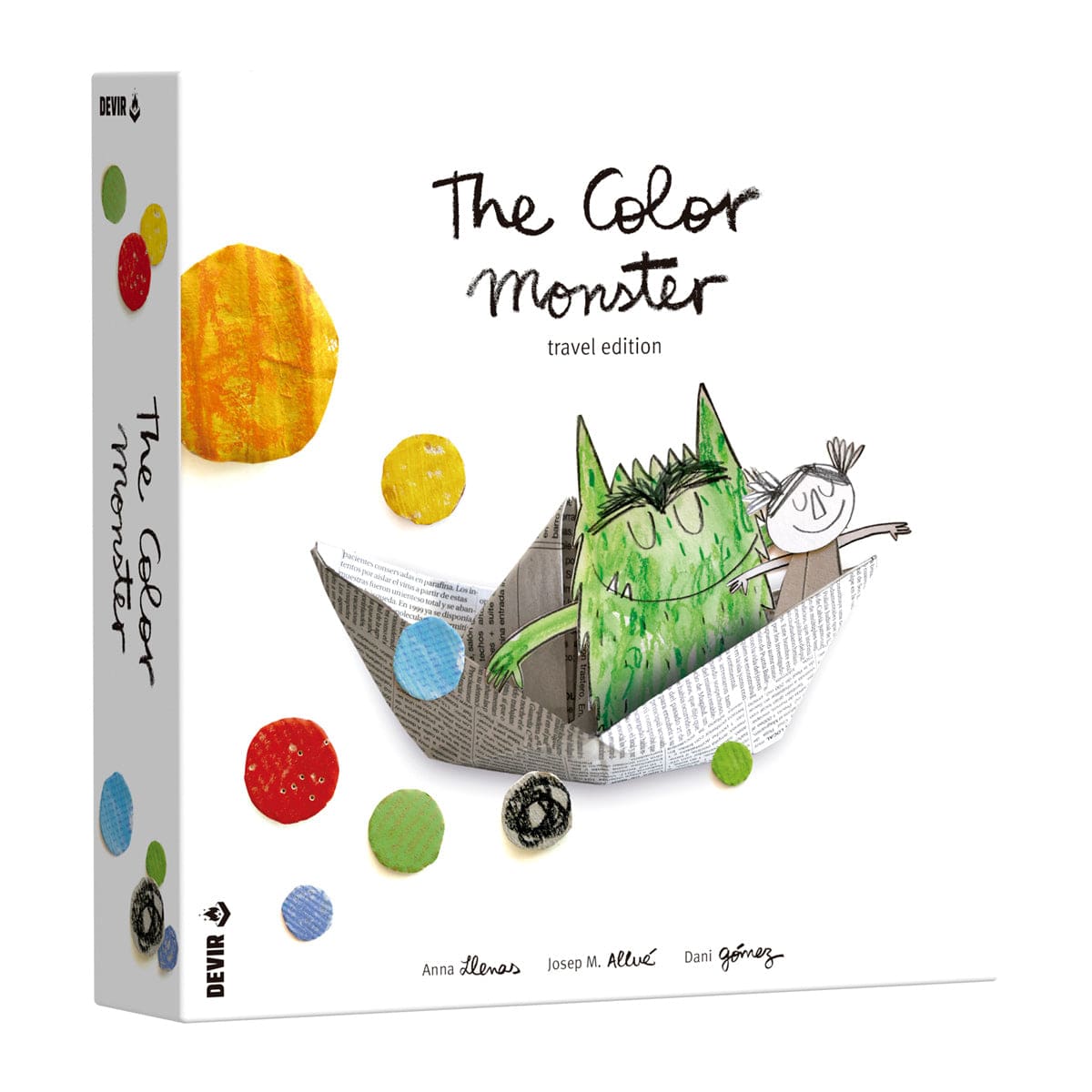 Devir Americas Board Games THE COLOR MONSTER: TRAVEL EDITION 8436607948643 DEVTEMTRAVEN