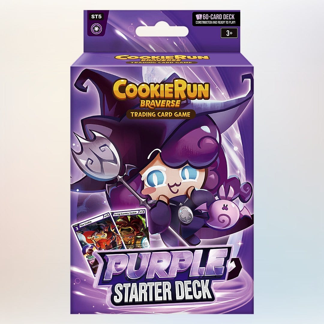 Devsisters Corp. Tabletop Games > Trading Card Games ST5 - Purple CookieRun TCG: Starter Deck (Assorted) 8809454056067 DVT03005