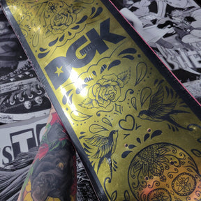 DGK Skateboards > Decks DGK: Gold Sugar Skulls Deck, 8.06'' 2100000211210