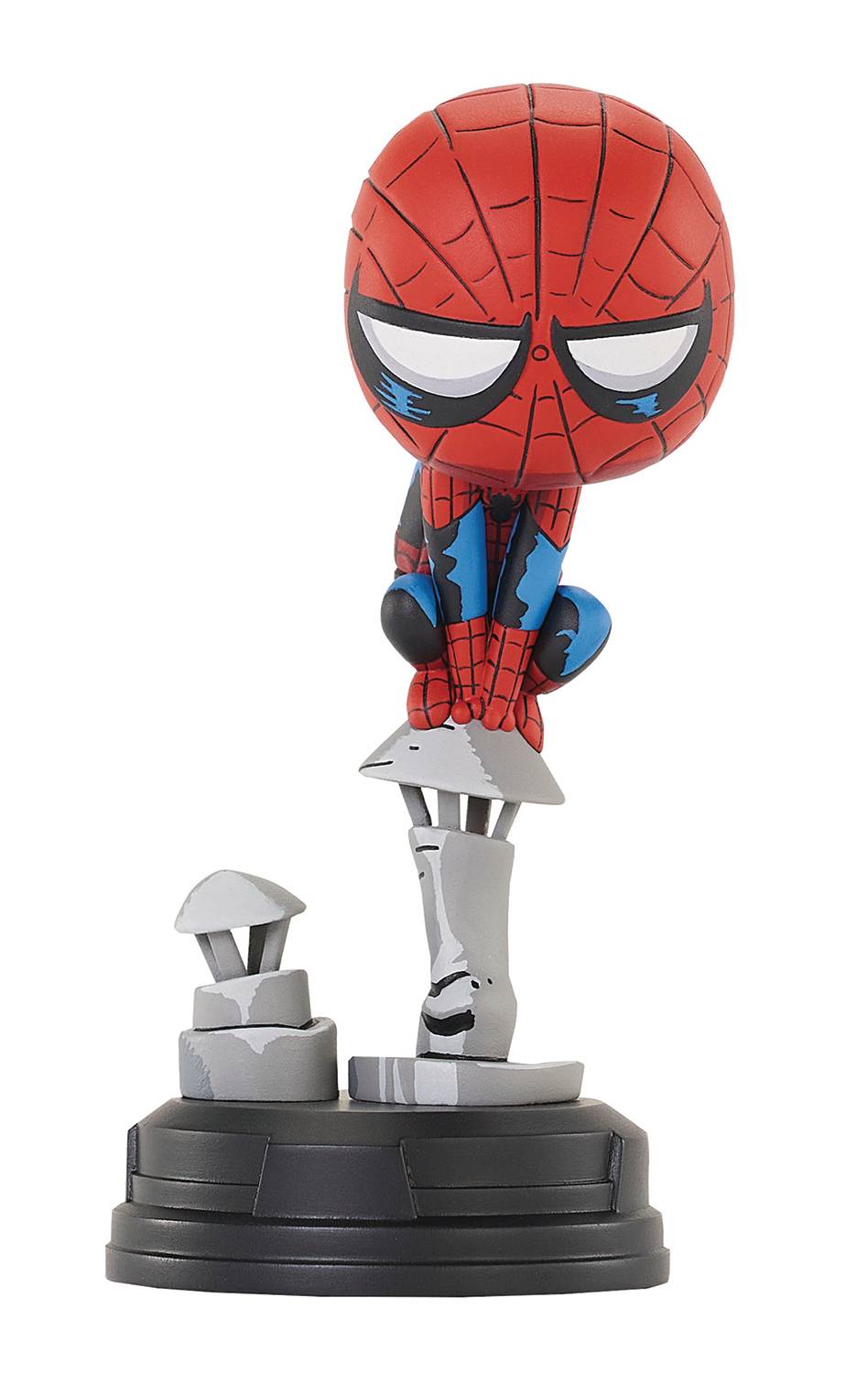 Diamond Select Toys Toys > Statues > Other Statues DIAMOND SELECT: MARVEL ANIMATED SPIDERMAN ON CHIMNEY STATUE 699788853580 STL324428