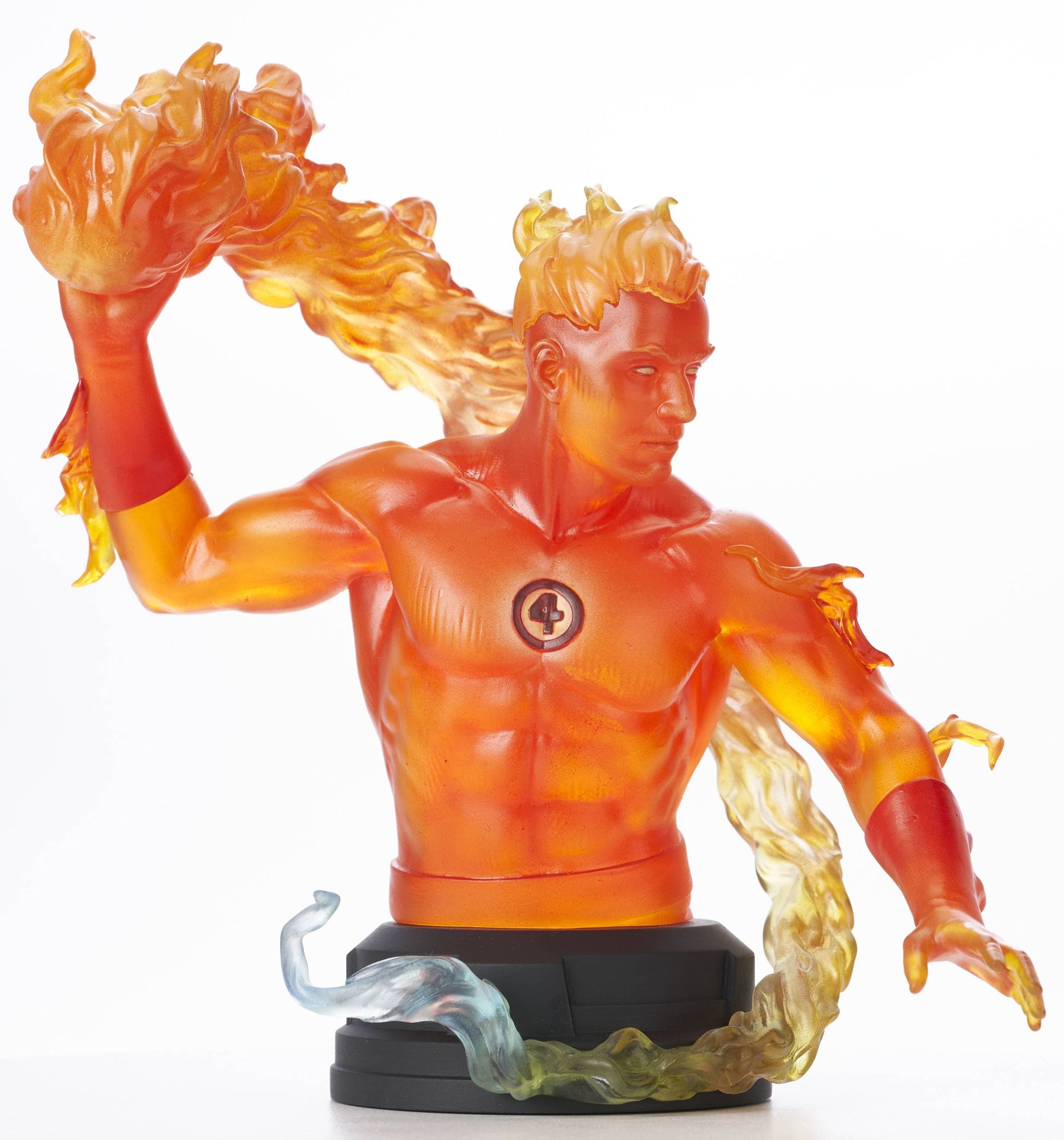 Diamond Select Toys Toys > Statues > Other Statues Diamond Select Toys: Marvel - Human Torch Bust, animated (Fantastic Four) 699788848135 JAN232423
