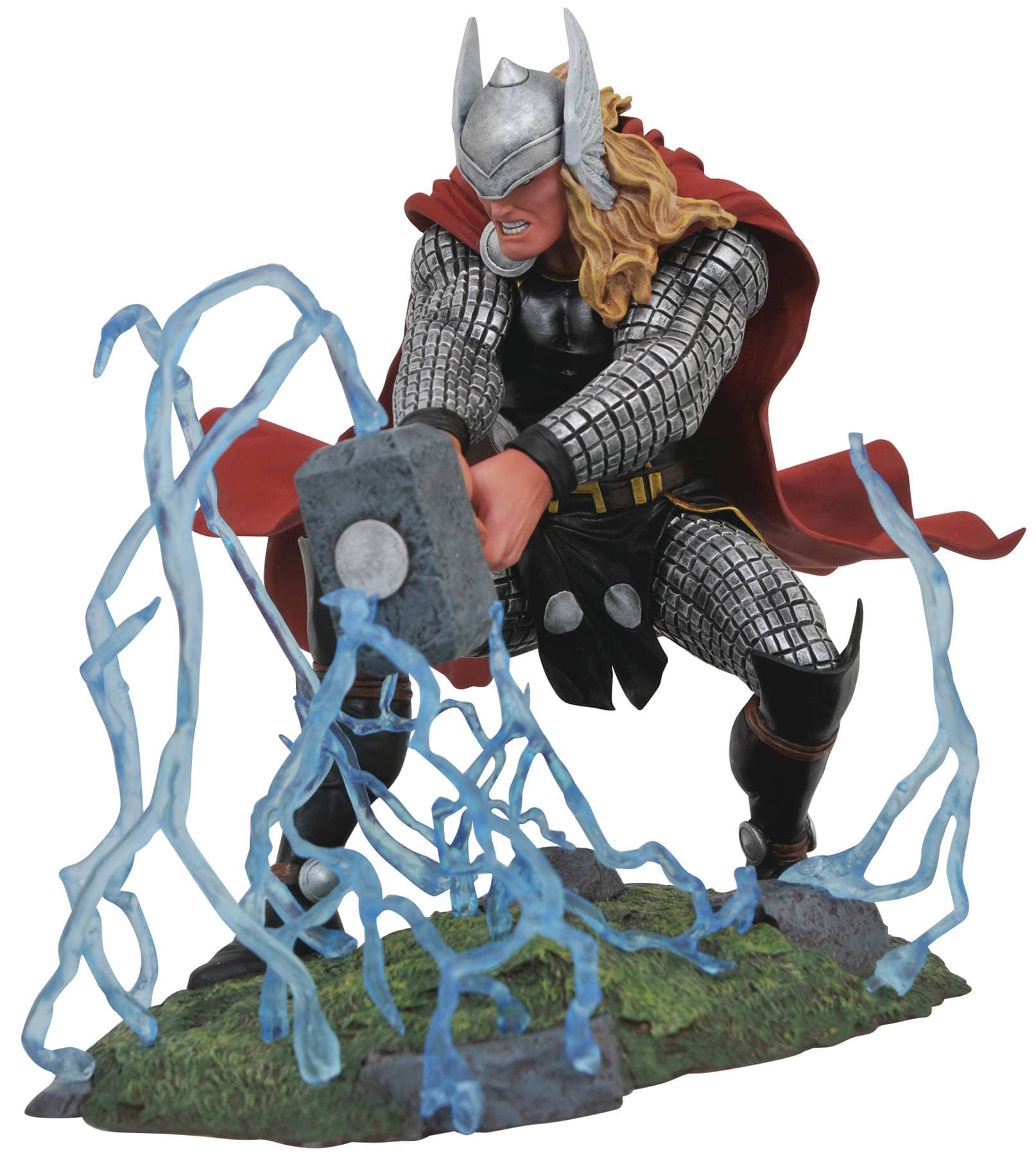 Diamond Select Toys Toys > Statues > Other Statues Gallery Diorama: Marvel - Mighty Thor, Mid Strike 699788828441 NOV182284