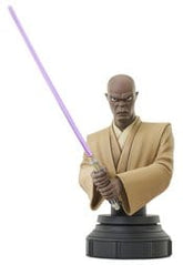 Diamond Select Toys Toys > Statues > Other Statues Gentle Giant Ltd.: Star Wars - Mace Windu 1:7 Scale Mini-Bust (Clone Wars)) 699788847909 DEC222082