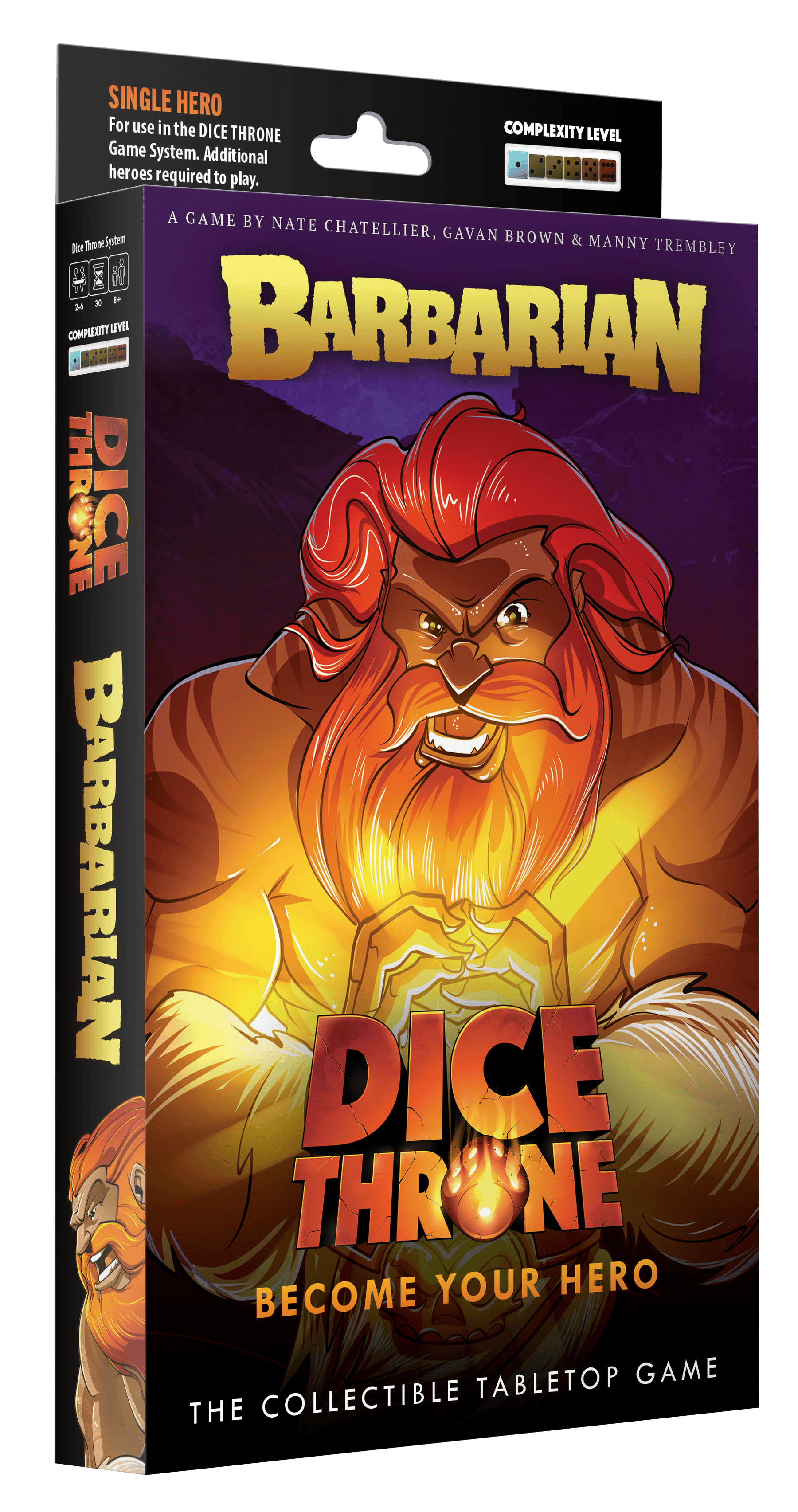 Dice Throne Board Games > Expansions DICE THRONE HERO PACK - BARBARIAN 850065360584 DTI1401