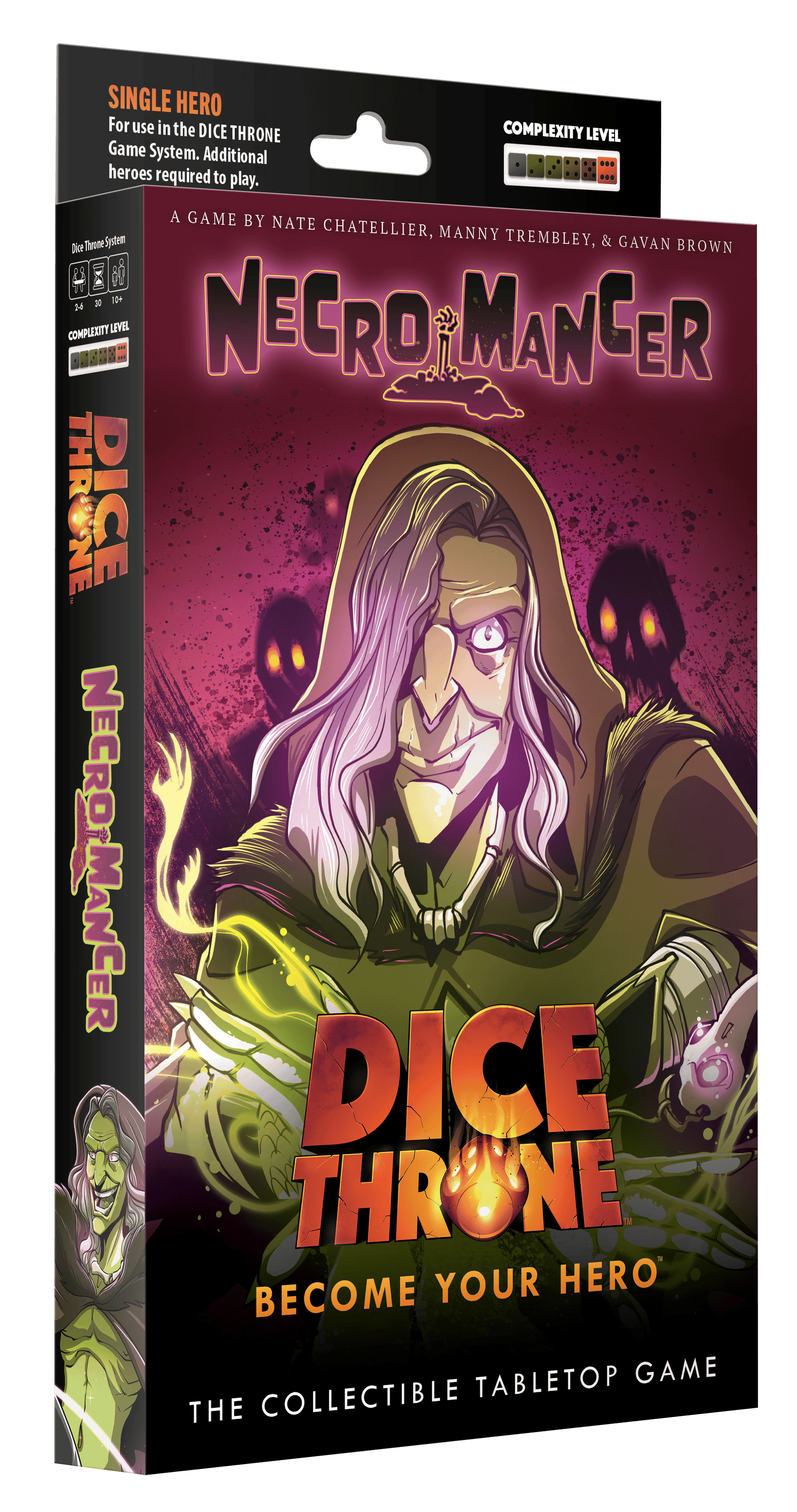 Dice Throne Board Games > Expansions DICE THRONE HERO PACK - NECROMANCER 850065360805 DTI1420