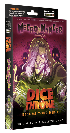 Dice Throne Board Games > Expansions DICE THRONE HERO PACK - NECROMANCER 850065360805 DTI1420