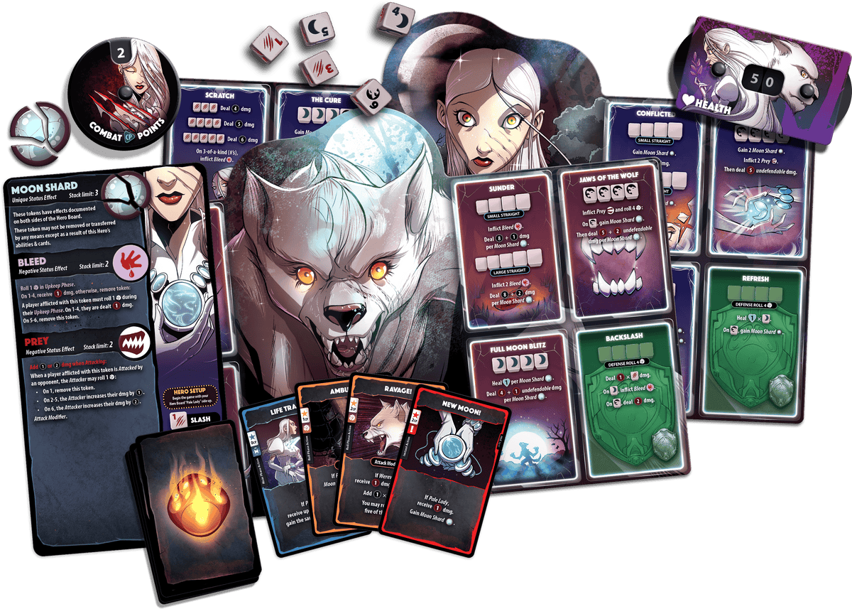Dice Throne Board Games > Expansions DICE THRONE HERO PACK - PALE LADY 850065360775 DTI1417