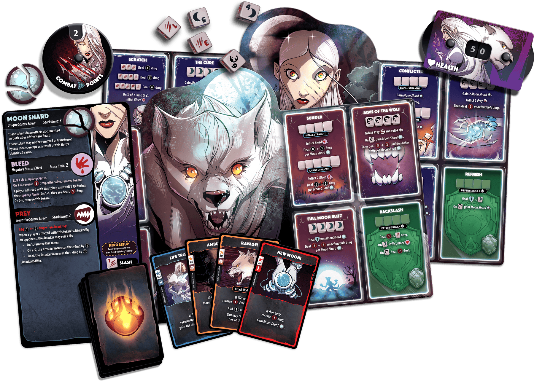 Dice Throne Board Games > Expansions DICE THRONE HERO PACK - PALE LADY 850065360775 DTI1417