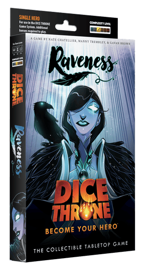 Dice Throne Board Games > Expansions DICE THRONE HERO PACK - RAVENESS 850065360799 DTI1419
