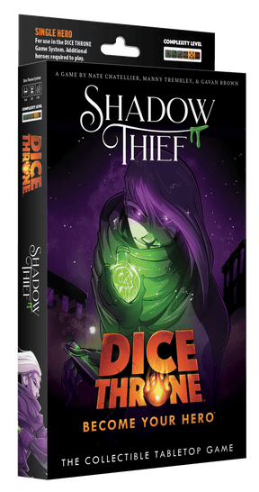 Dice Throne Board Games > Expansions DICE THRONE HERO PACK - SHADOW THIEF 850065360614 DTI1404