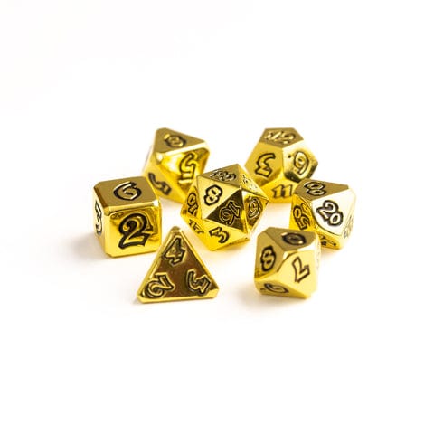 Die Hard Dice Dice > Die Hard Dice DHD: Metal 7 Piece RPG Set - Lumina Diplomat 810060787670 M0401070