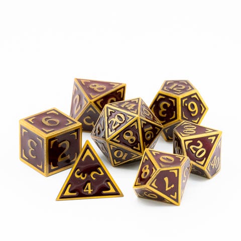 Die Hard Dice Dice > Die Hard Dice DHD: Metal 7 Piece RPG Set - Reticle Uchronia Nouveau 810060782361 M0302020