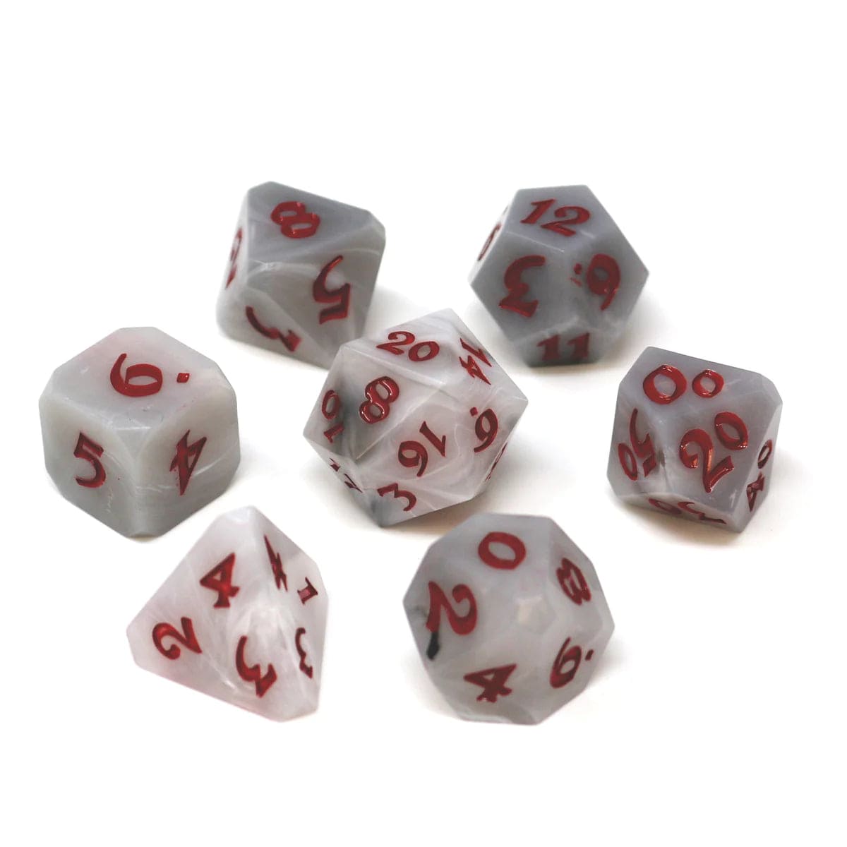 Die Hard Dice Dice > Die Hard Dice Die Hard Dice: 7pc RPG Set - Avalore Talisman, Mist with Crimson 810060787564 P0105110