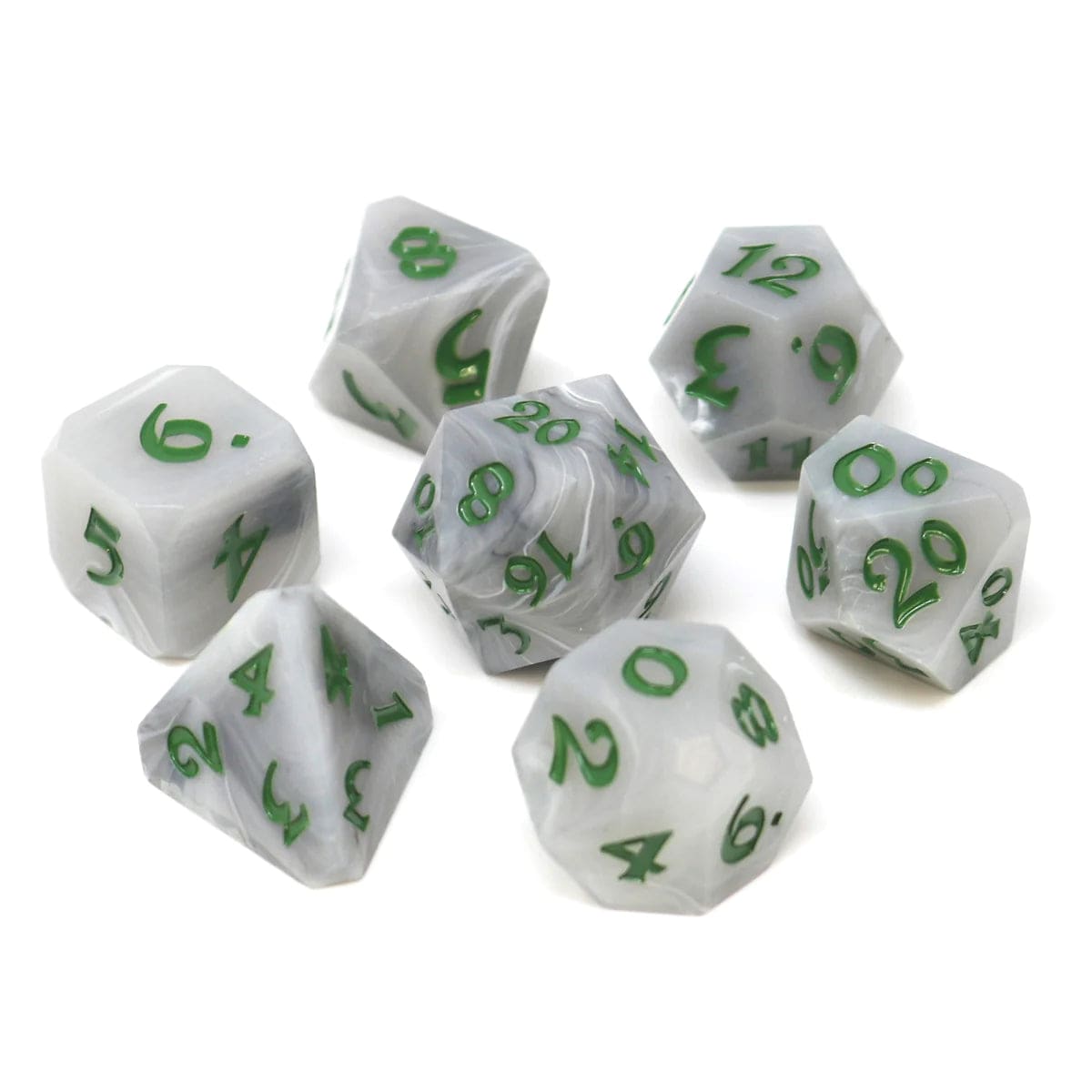 Die Hard Dice Dice > Die Hard Dice Die Hard Dice: 7pc RPG Set - Avalore Talisman, Mist with Sage 810060787571 P0105120