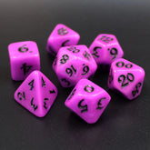 Die Hard Dice Dice > Die Hard Dice Die Hard Dice: 7pc RPG Set - Elessia, Deceit with Black 810060786581 P0203080