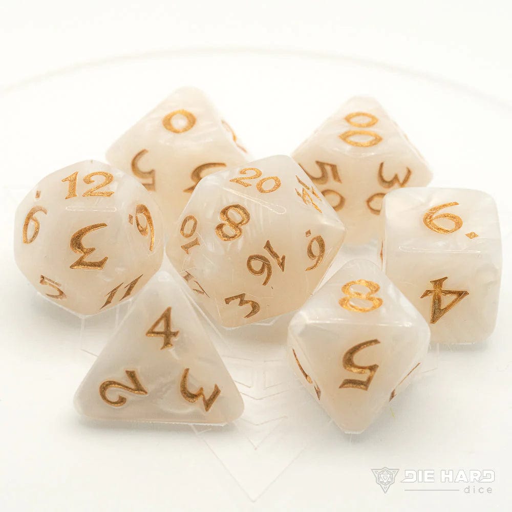 Die Hard Dice Dice > Die Hard Dice Die Hard Dice: 7pc RPG Set - Elessia, Elf Queen with Gold 10060783443 P0205040