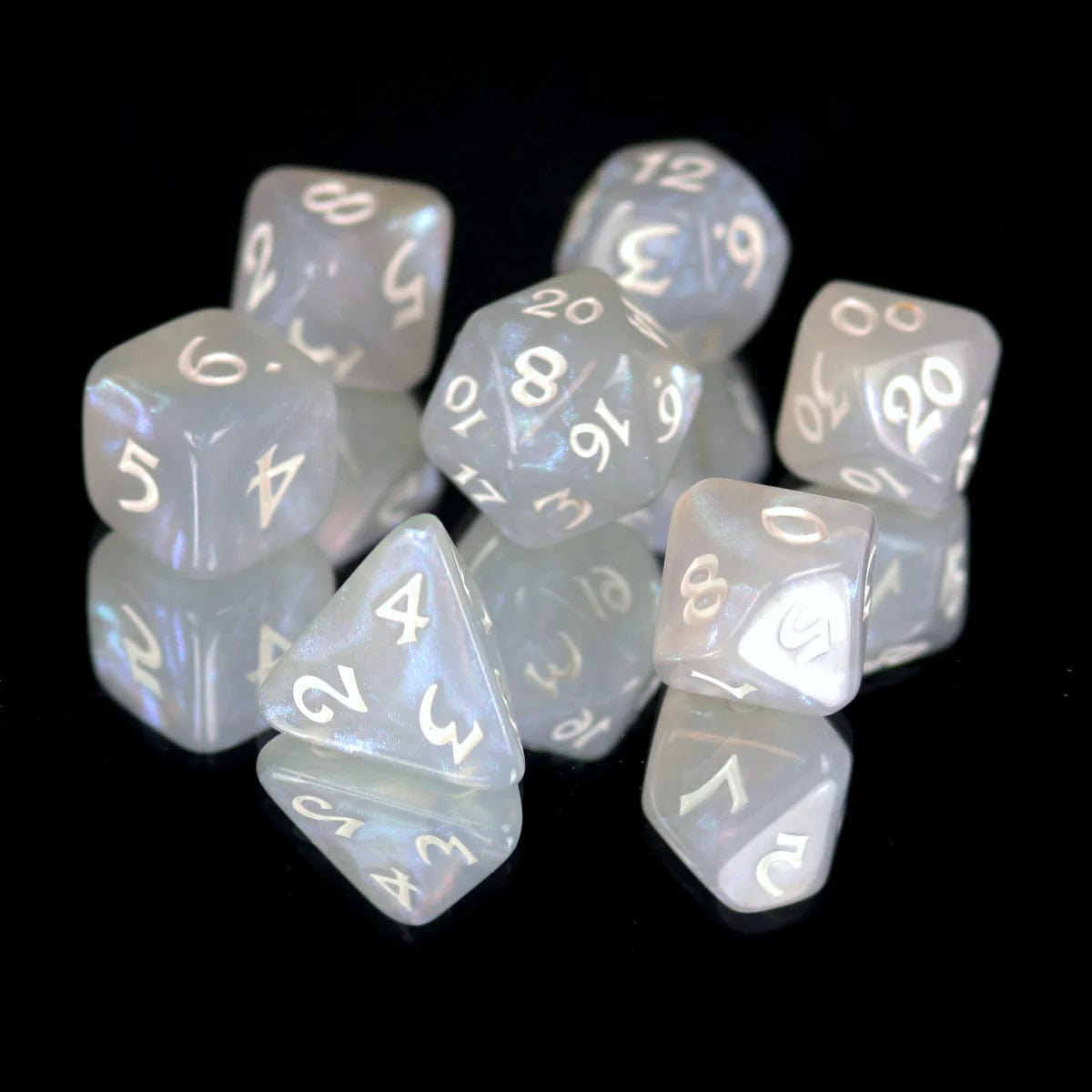 Die Hard Dice Dice > Die Hard Dice Die Hard Dice: 7pc RPG Set - Elessia Kybr, Peace with White 810060785300 P0203040