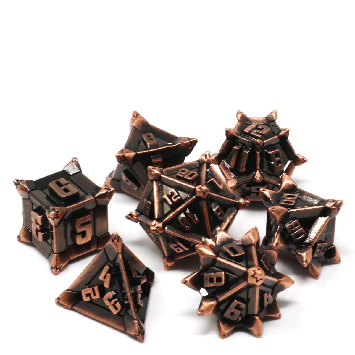 Die Hard Dice Dice > Die Hard Dice Die Hard Dice: 7pc RPG Set - Thorncraft Copper 810060787939 NM00101