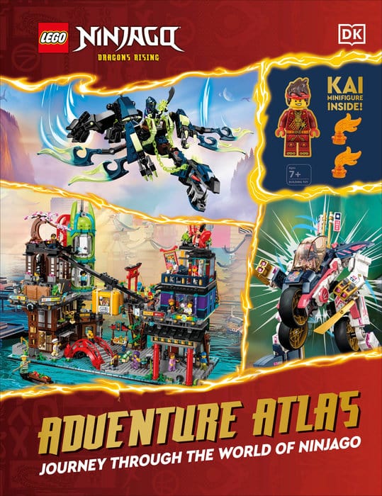 DK Children Books > Kids LEGO Ninjago Dragons Rising Adventure Atlas 9780593965740 PRH-9780593965740