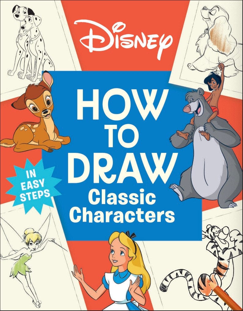 DK Graphic Novel Disney How to Draw Classic Characters TP 9780593969304 PRH-9780593969304
