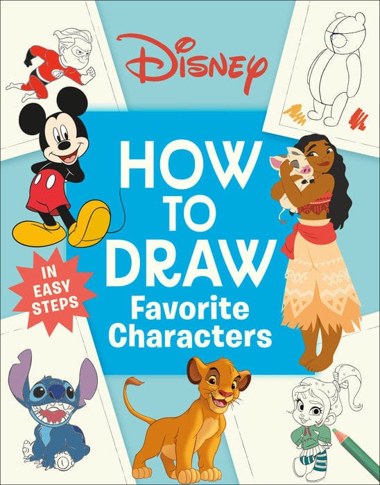 Dk Publishing Books > Music & Film > How to Disney How to Draw Favorite Characters 9780593969274 PRH-9780593969274