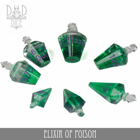 DNDDICE.COM Dice Elixir of Poison (Handmade) 758890749812 HM07ELIXIR4