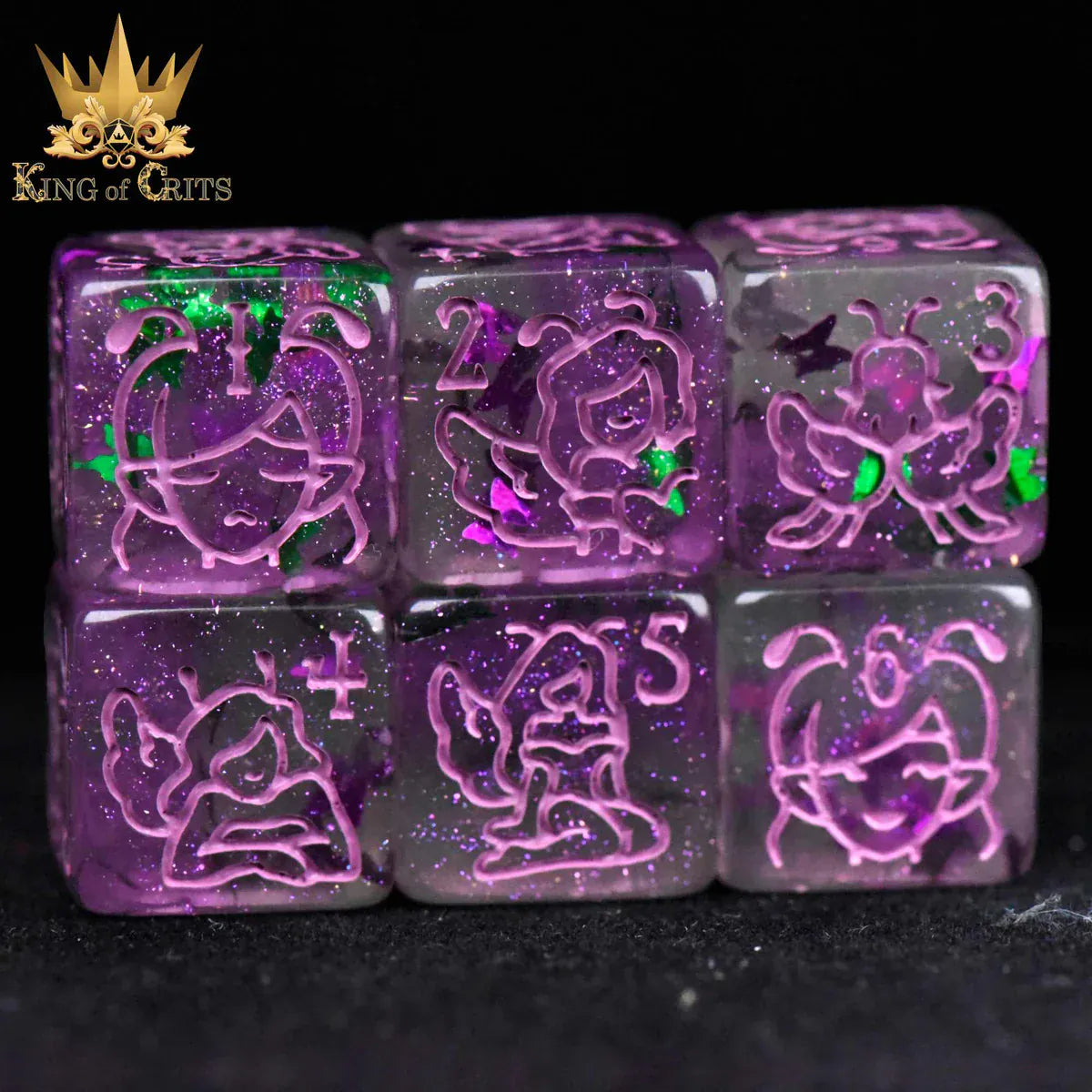 DNDDICE.COM Dice Fairy Flight 11 Dice Set 758890750689 ER11FAIRY
