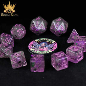 DNDDICE.COM Dice Fairy Flight 11 Dice Set 758890750689 ER11FAIRY