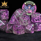 DNDDICE.COM Dice Fairy Flight 11 Dice Set 758890750689 ER11FAIRY