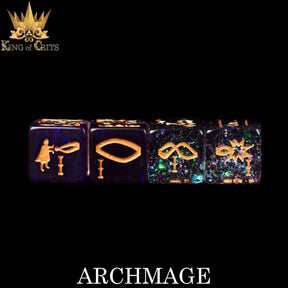 DNDDICE.COM Dice > Other Dice Archmage - 11 Dice Set 758890746484 ER11MAGE