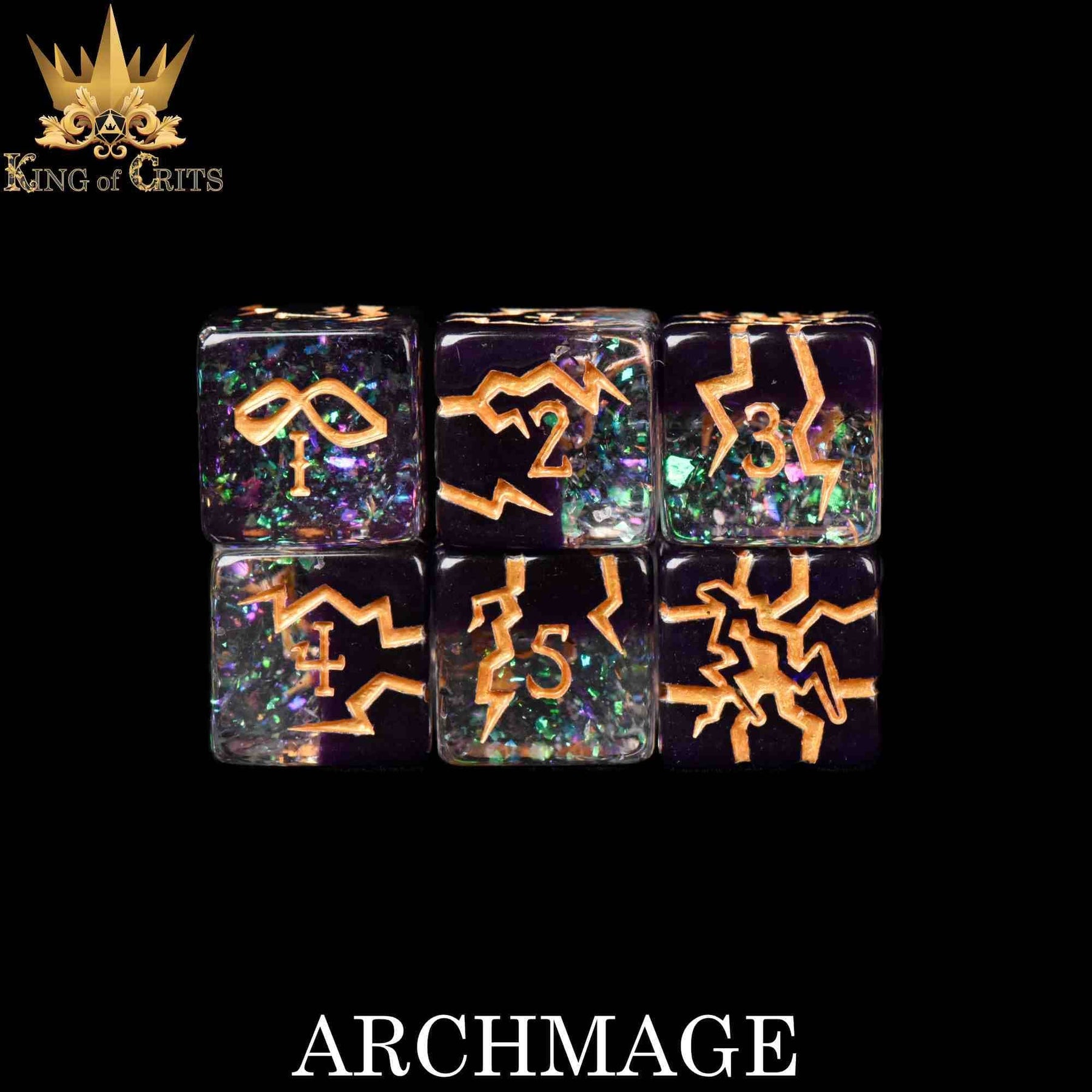 DNDDICE.COM Dice > Other Dice Archmage - 11 Dice Set 758890746484 ER11MAGE