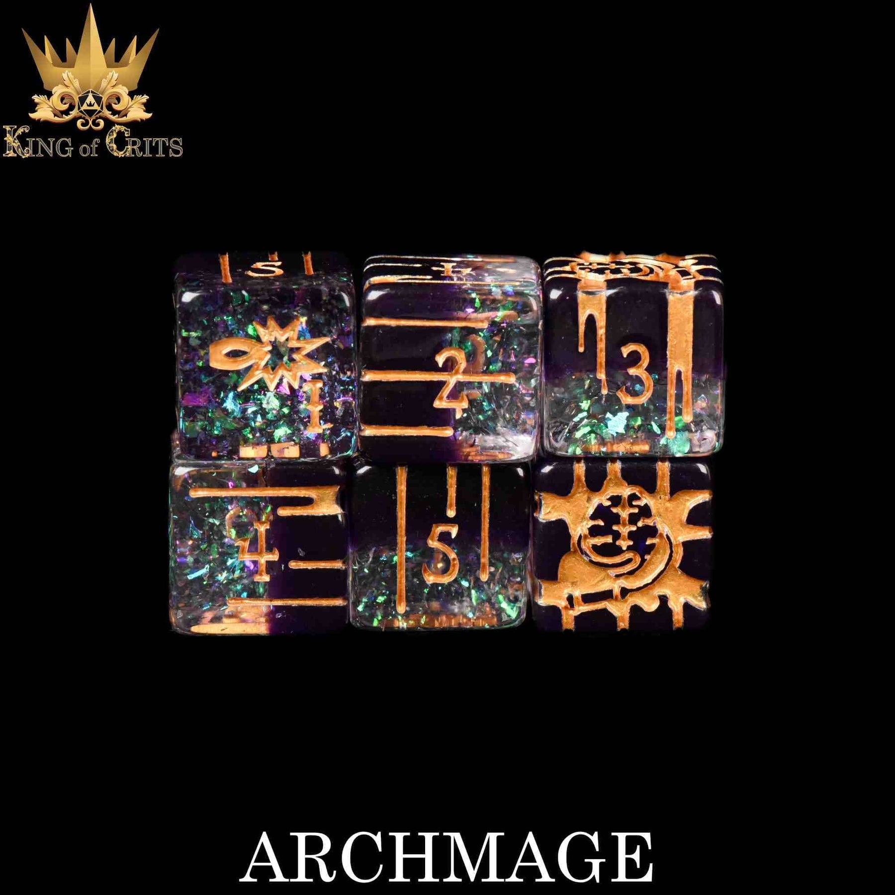 DNDDICE.COM Dice > Other Dice Archmage - 11 Dice Set 758890746484 ER11MAGE