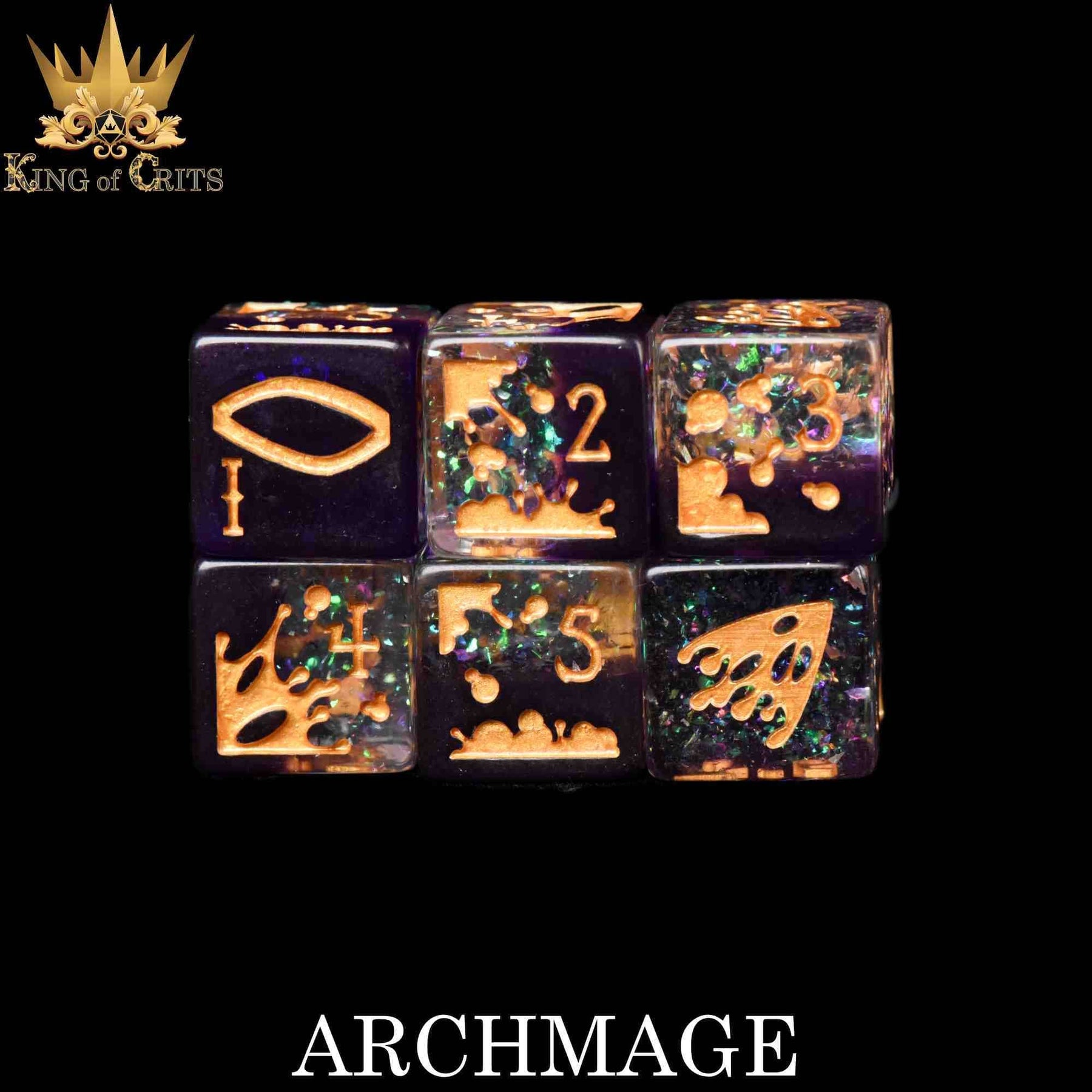 DNDDICE.COM Dice > Other Dice Archmage - 11 Dice Set 758890746484 ER11MAGE