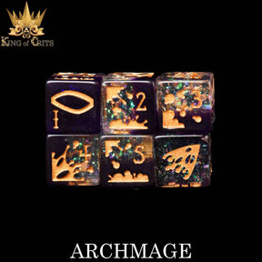 DNDDICE.COM Dice > Other Dice Archmage - 11 Dice Set 758890746484 ER11MAGE