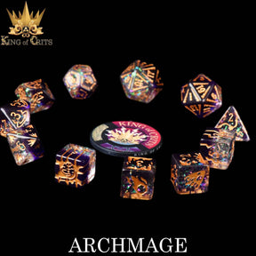 DNDDICE.COM Dice > Other Dice Archmage - 11 Dice Set 758890746484 ER11MAGE
